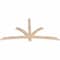 Ekena Millwork Davenport Smooth Timber Gable Bracket, Douglas Fir, 72"W x 39"H x 1 1/2"D x 3 1/2"F, 13/12 Pitch GBW072X39X0204DAV00SDF - alternate 5